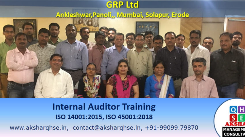 GRP Ltd Ankleshwar Internal Auditor Training on IMS