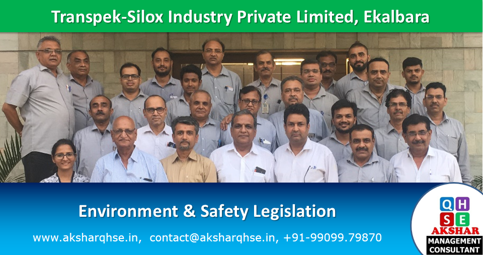 Transpek Silox Industries Ltd Ekalbara Environmental Legislation Training