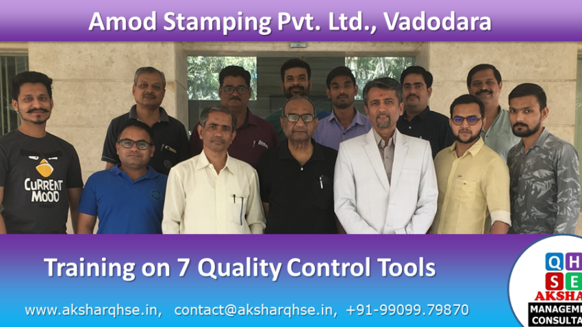 Training on 7 QC Tools @ Amod Stamping Pvt. Ltd.