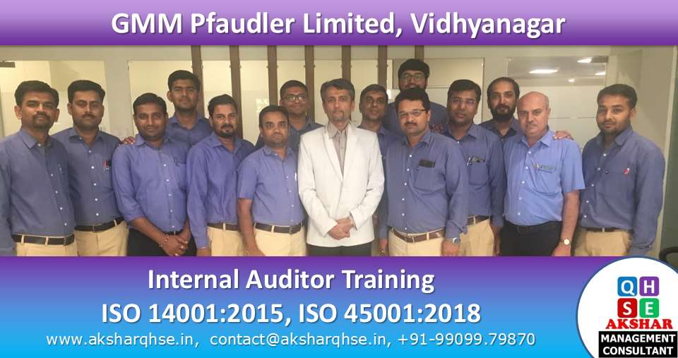Internal Auditor Training at GMM Pfaudler Limited