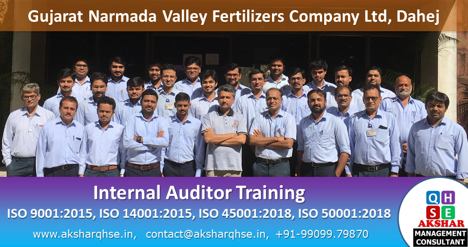 Gujarat Narmada Valley Fertilizers Company Ltd; Internal Auditor Training