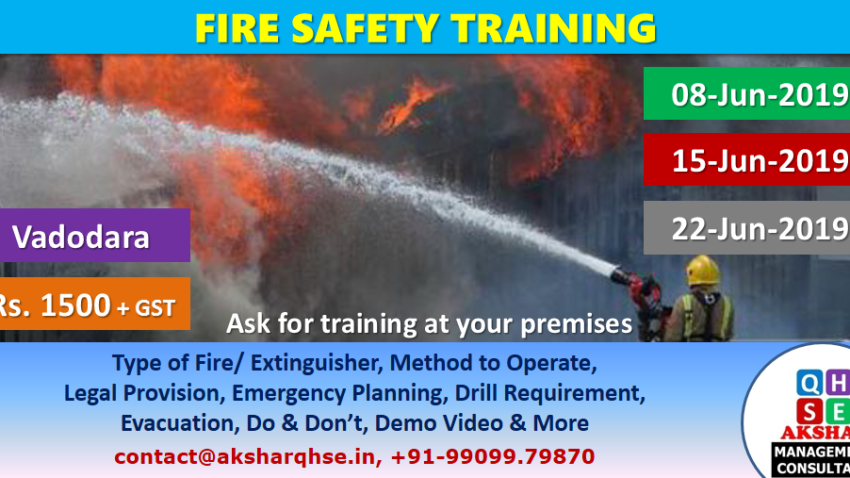 Fire Safety Training Vadodara