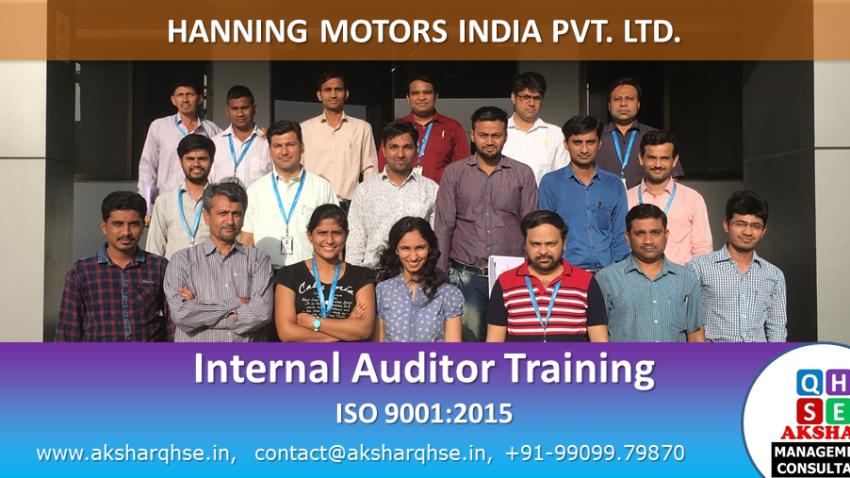 Hanning Motors India Pvt. Ltd, Internal Auditor Training