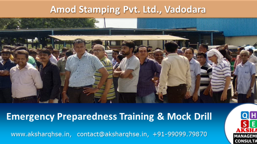 Amod Stamping, Vadodara, EMS Training & Mock Drill