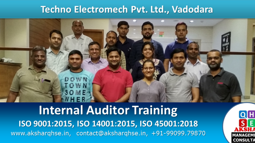 Techno Electromech, Vadodara, Internal Auditor Training
