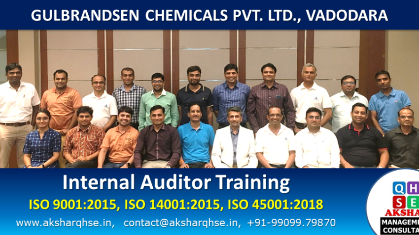 Internal Auditor Training @ Gulbrandsen Chemical Pvt. Ltd.