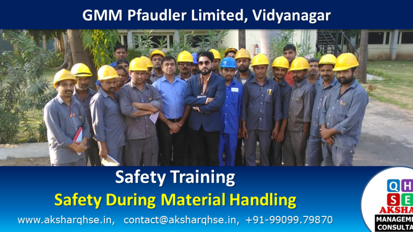 Safety Training Safety During Material Handling, Vidyanagar