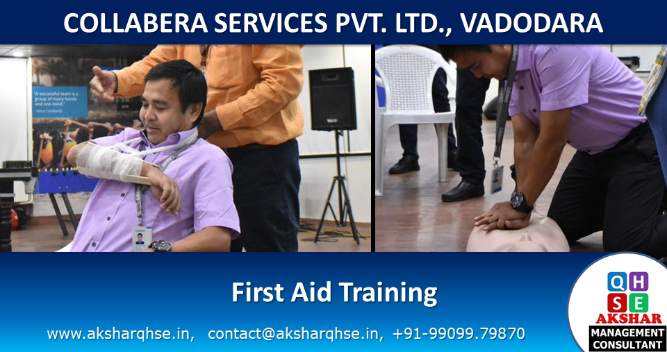First Aid Training @ Collabera Services Pvt. Ltd., Vadodara