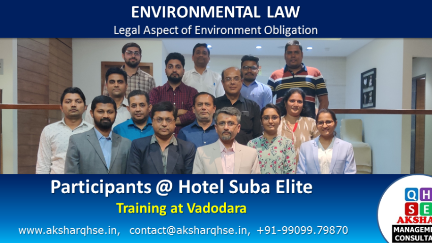 Environmental Law Training, Vadodara