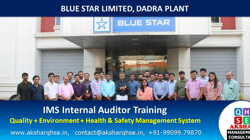 IMS Internal Auditor Training - Blue Star Ltd @ Dadra Plant