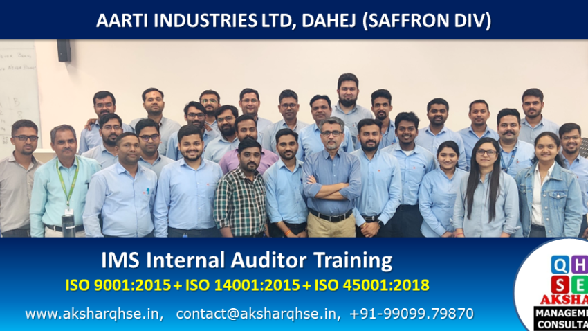 Auditor Training for IMS @ Aarti Industries