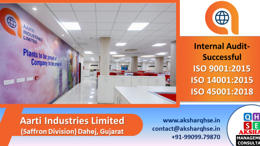 IMS Internal Audit @ Aarti Industries Limited, Dahej (Saffron Division)