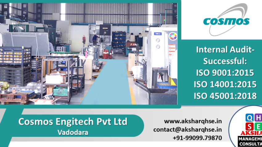 Internal Audit for IMS @ Cosmos Engitech Private Limited, Vadodara
