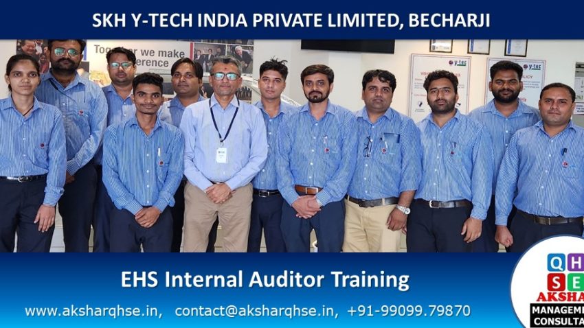 EHS Internal Auditor training @ SKH Y-Tech India Private Limited, Becharji