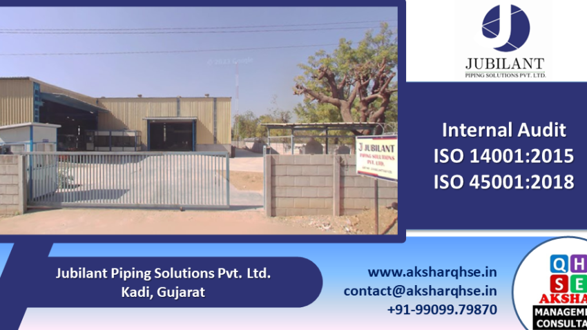 EHS Internal Audit for Jubilant Piping Solutions Pvt. Ltd.