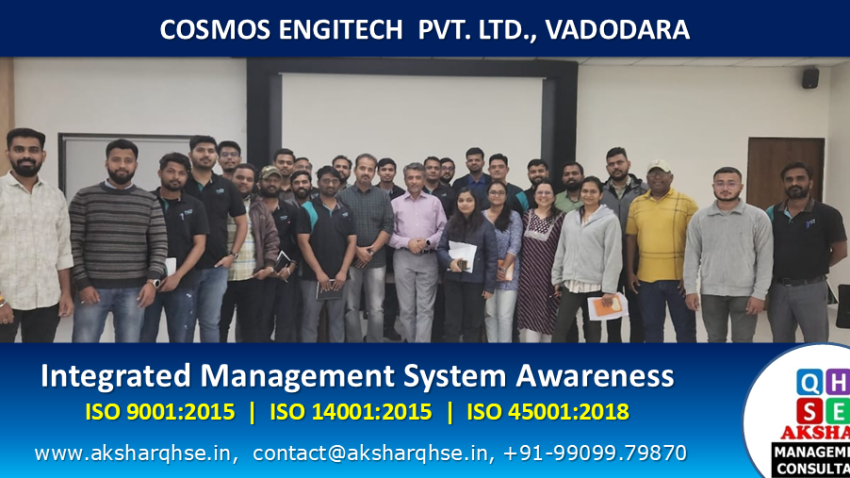 IMS AWARENESS TRAINING AT COSMOS ENGITECH PVT. LTD., VADODARA