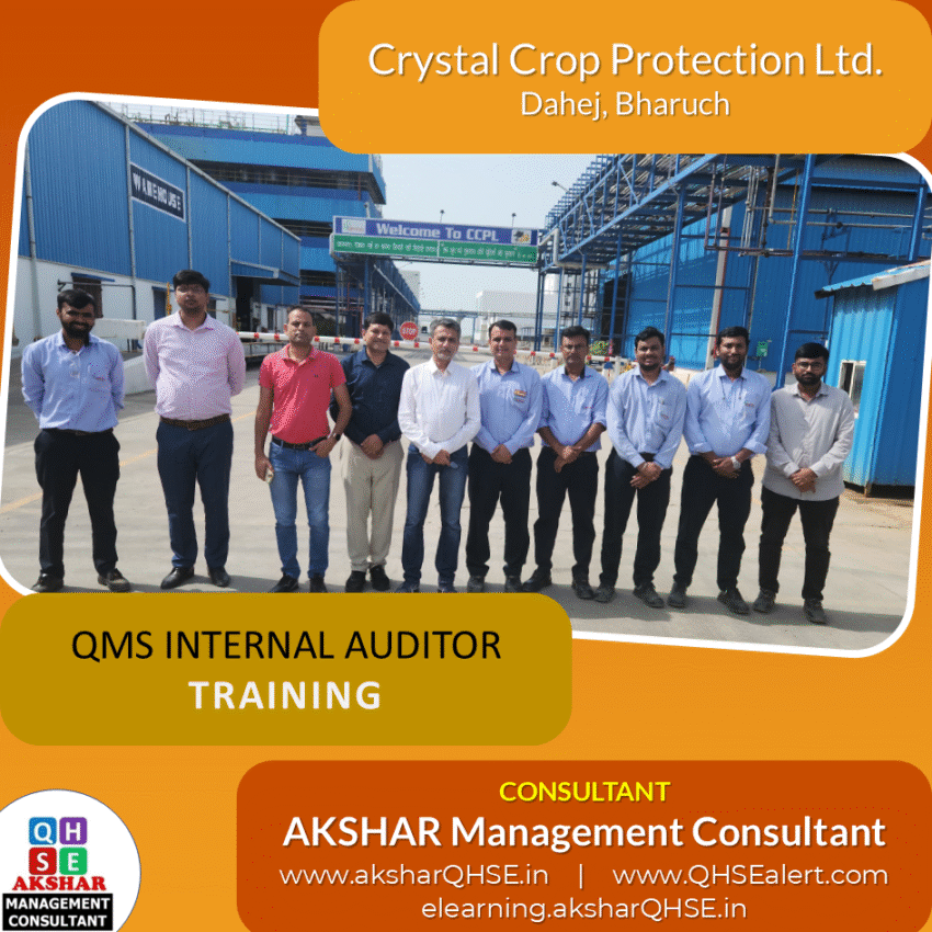 Internal Auditor training for QMS
