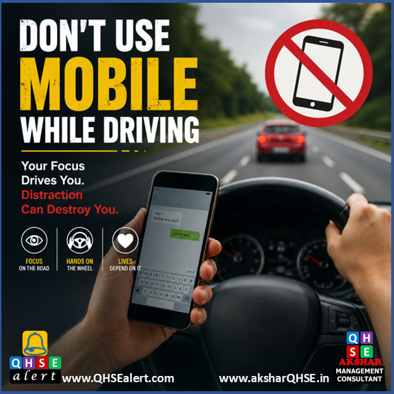 Don’t use mobile while driving