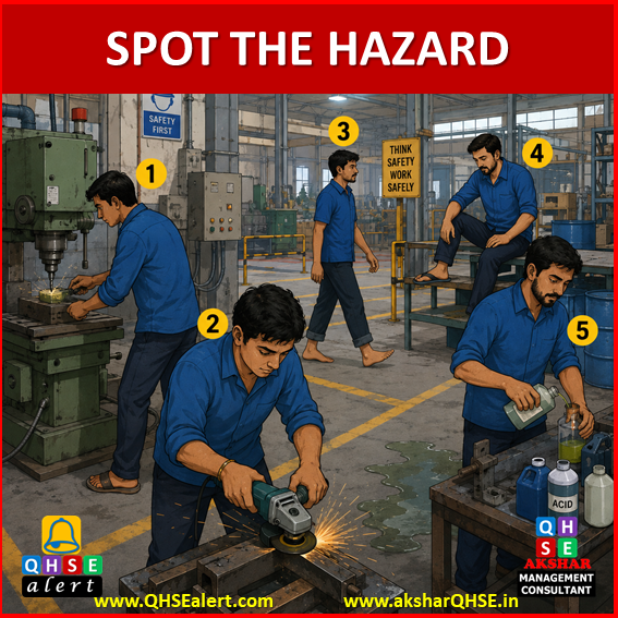Improper PPE usage A