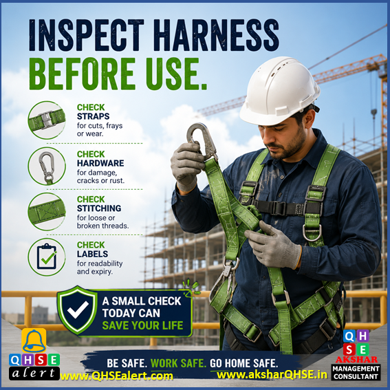 Inspect harness before use