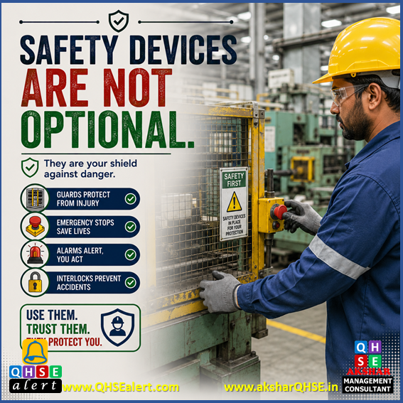 Safety devices are not optional.